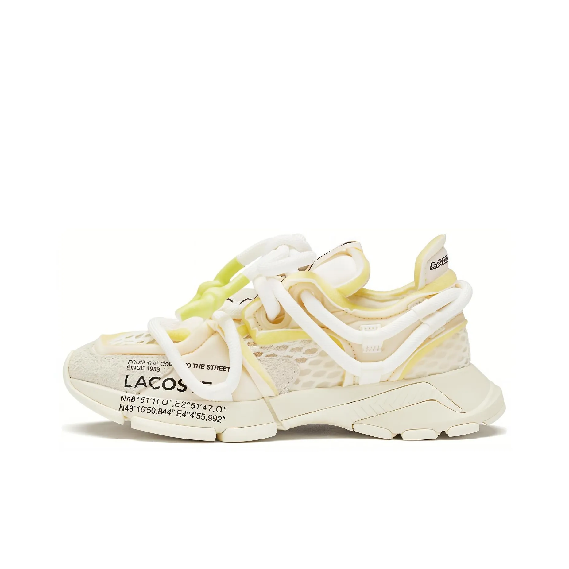 LACOSTE Logo-print Panelled Sneakers