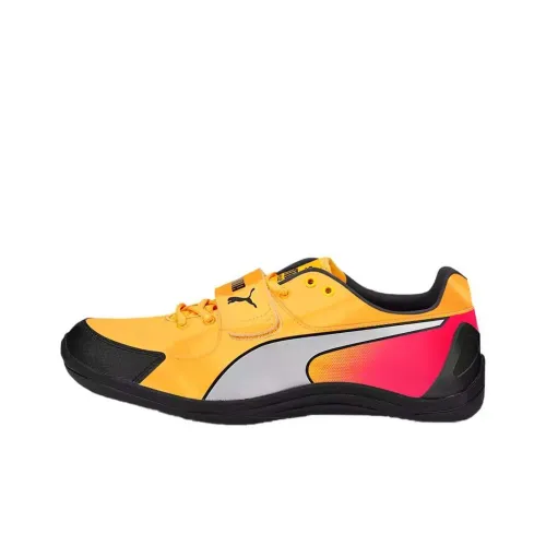 PUMA EvoSPEED Throw Беговые кроссовки Низкие Желтые, красные, черные Унисекс