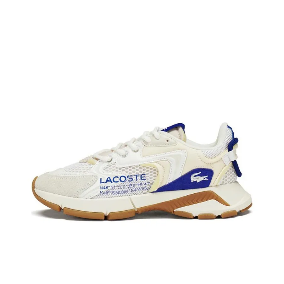 LACOSTE Collaboration Низкий Топ Casual Женский Белый Синий