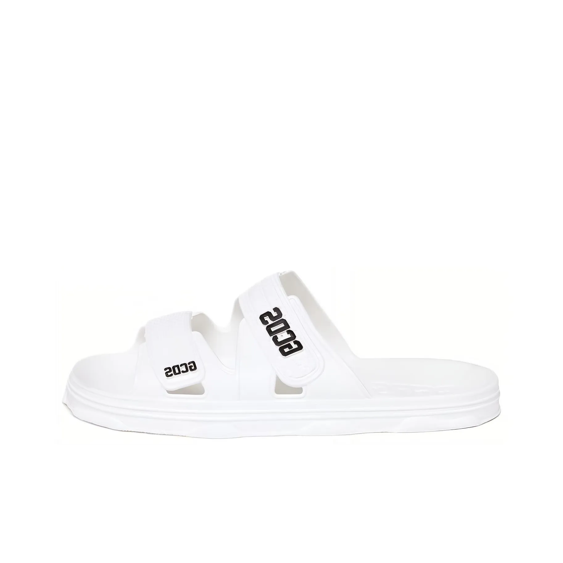 GCDS Logo-print Flat Slides