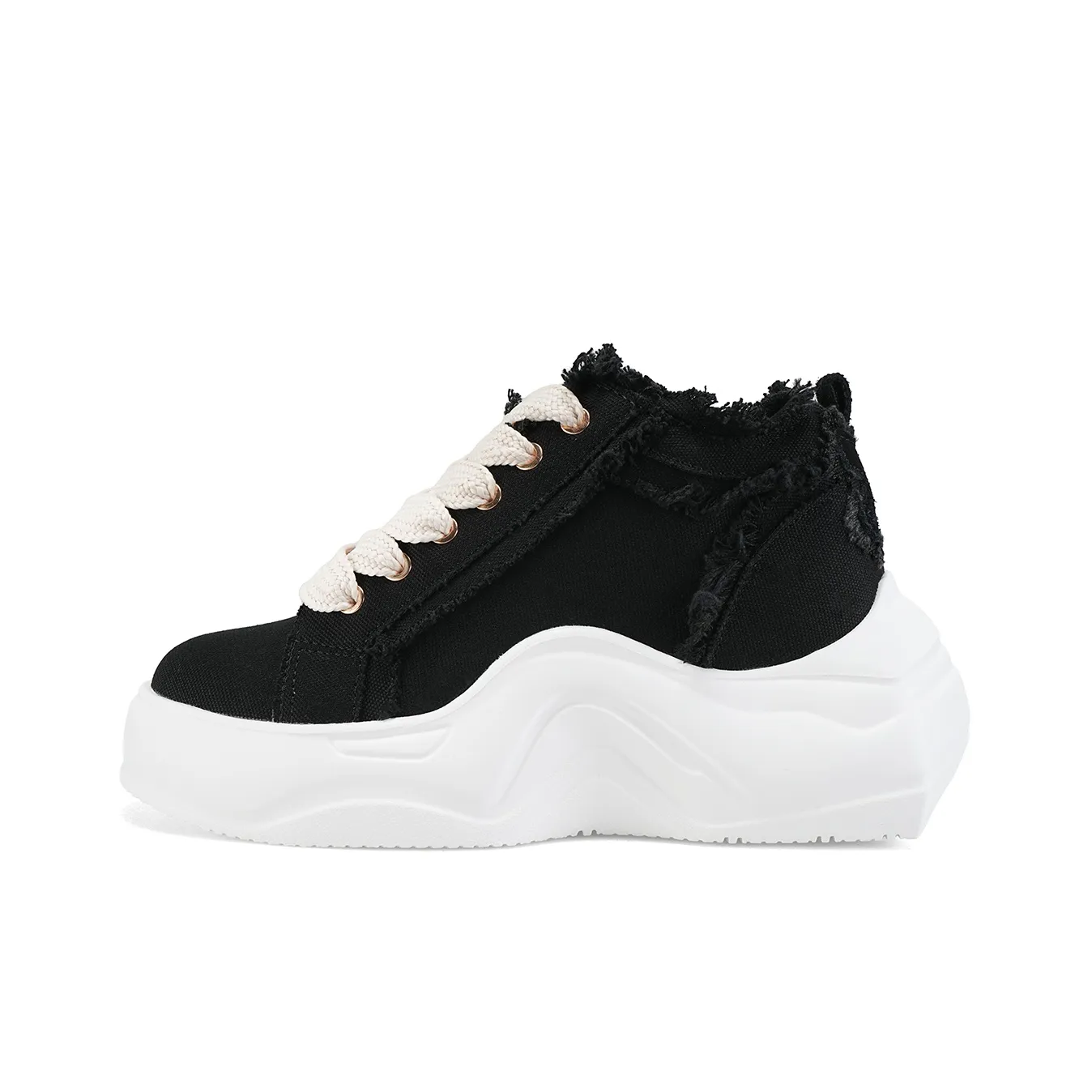 IiJin Wear-Resistant Lightweight Height Increasing Low-Top Chunky Sneakers 9cm Women's