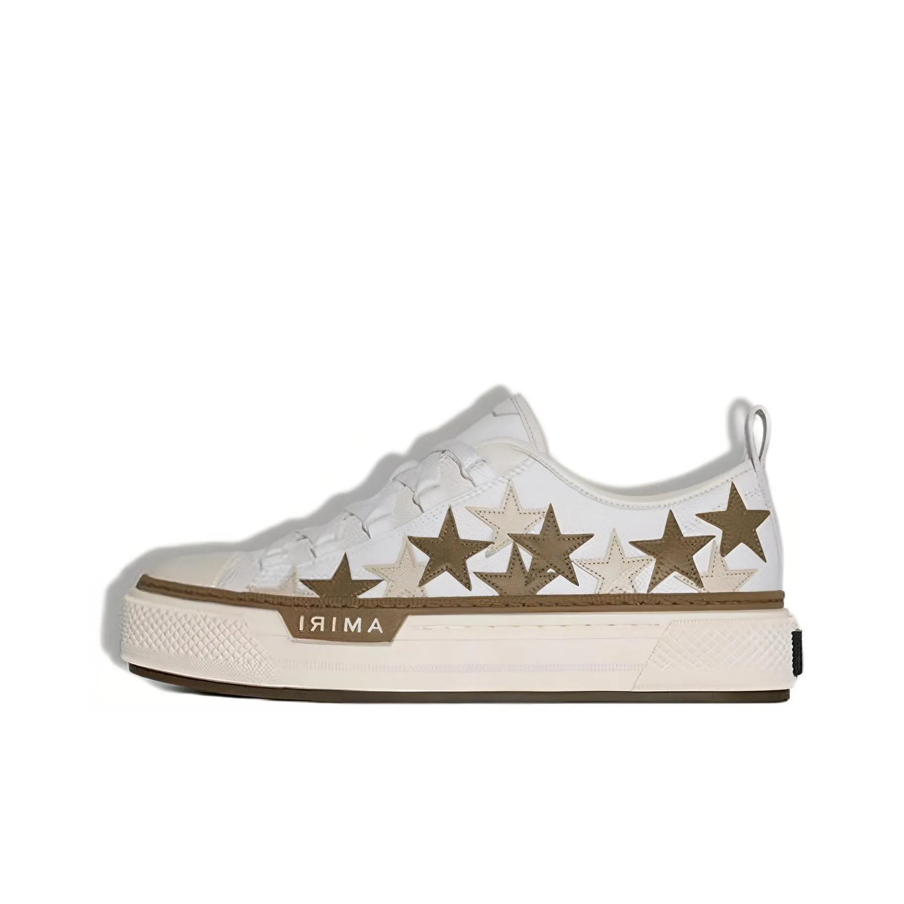 AMIRI Women's Stars Court Low 'White Brown'