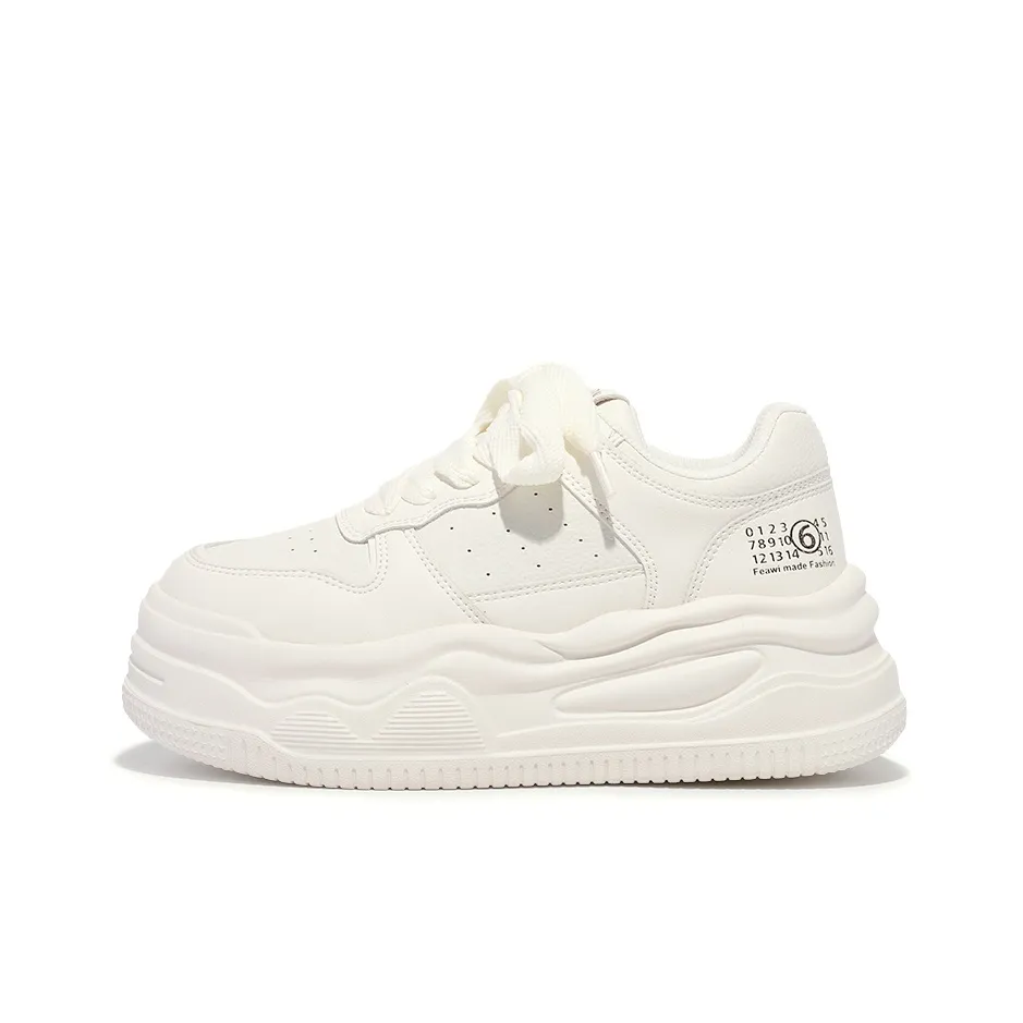 Shen Linsen Устойчивые к истиранию Низкие Кроссовки для скейтбординга Женские Белые