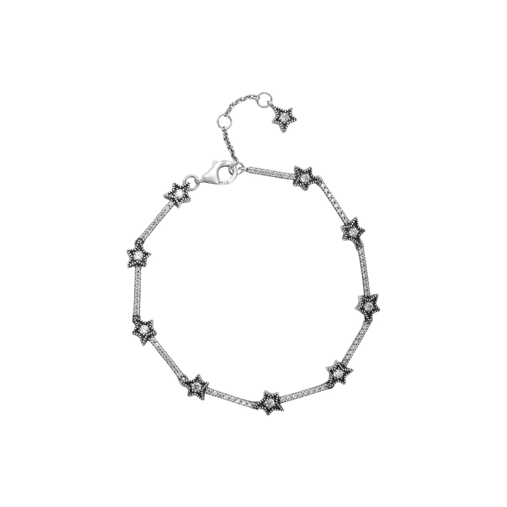 Pandora Women's Celestial Stars Bracelet Silver