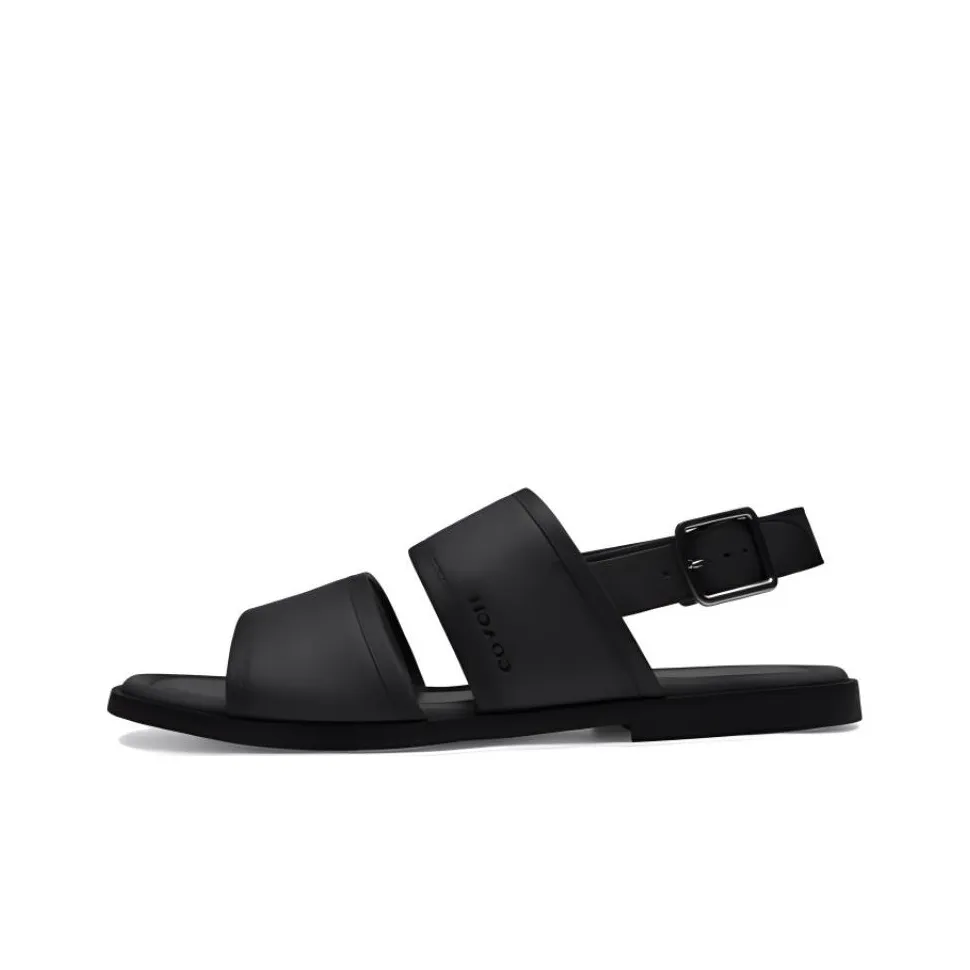 coach Xbd One Strap Sandals Men's Black