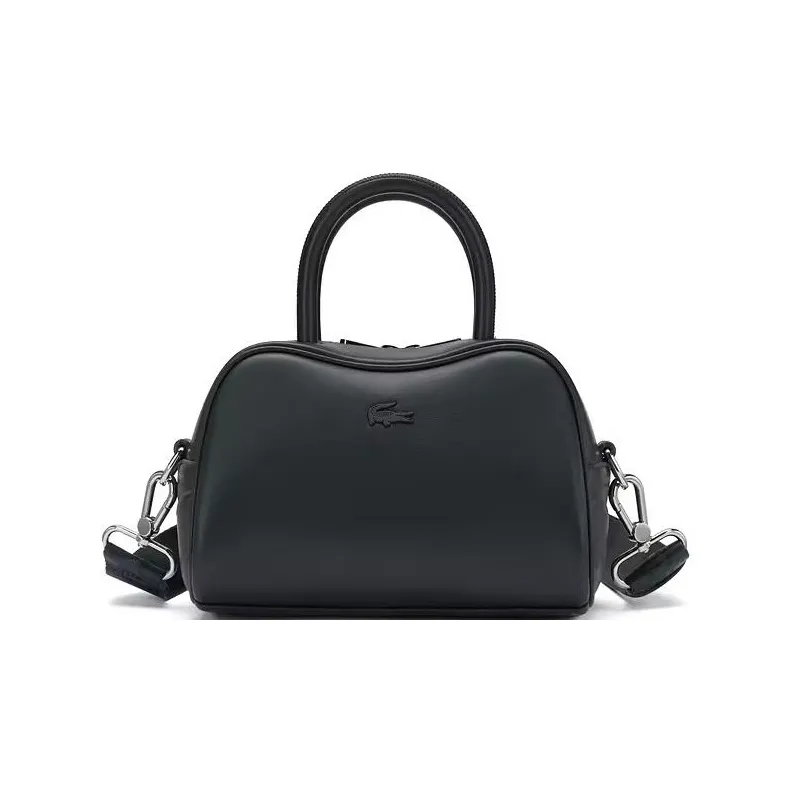 Сумка с одним плечом среднего размера из смешанного материала женская яшмового цвета сотрудничество с LACOSTE