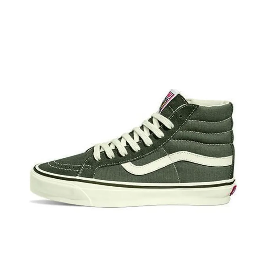 VANS SK8 Износостойкий и Легкий Высокий Топ Кеды Унисекс Зеленый