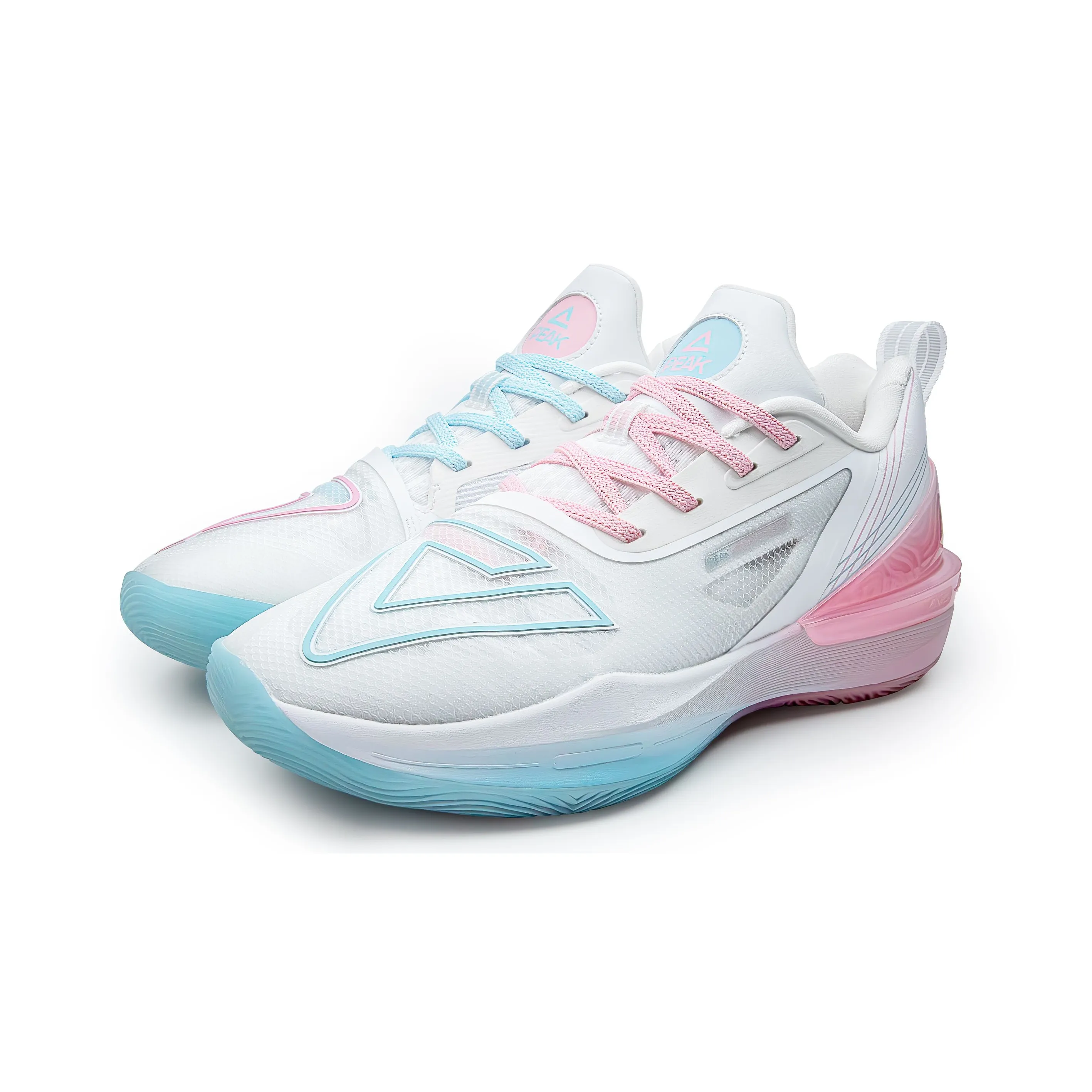 PEAK State Maximums Trigonometric 3.0 Basketball Shoes Men's Low Top Baymax/Pink