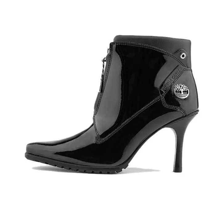 Timberland X Veneda Carter Zip Boots 'Black Patent Leather' Women's