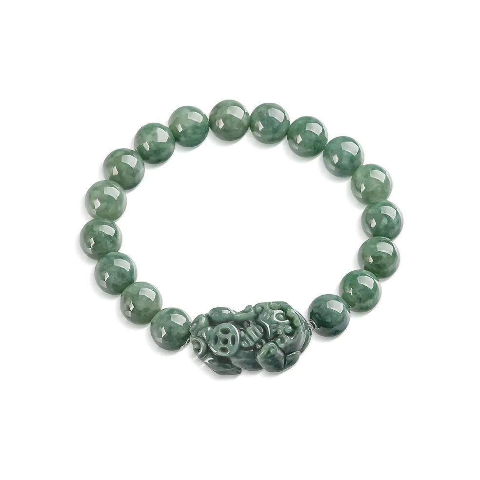 Best Wishes Bean Type Jadeite Bracelets Unisex