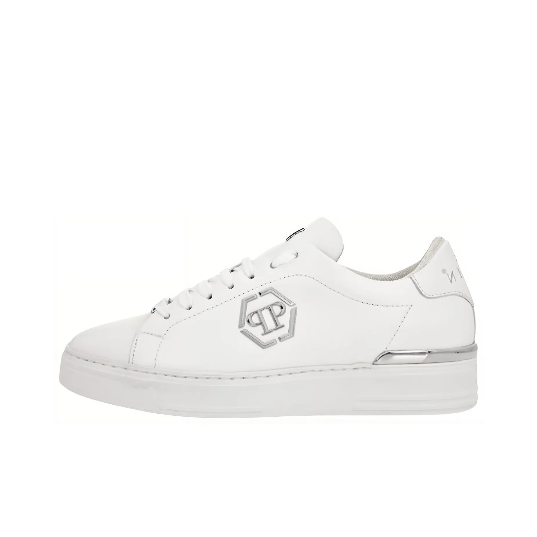 PHILIPP PLEIN Low Top Skateboard Shoes Unisex White