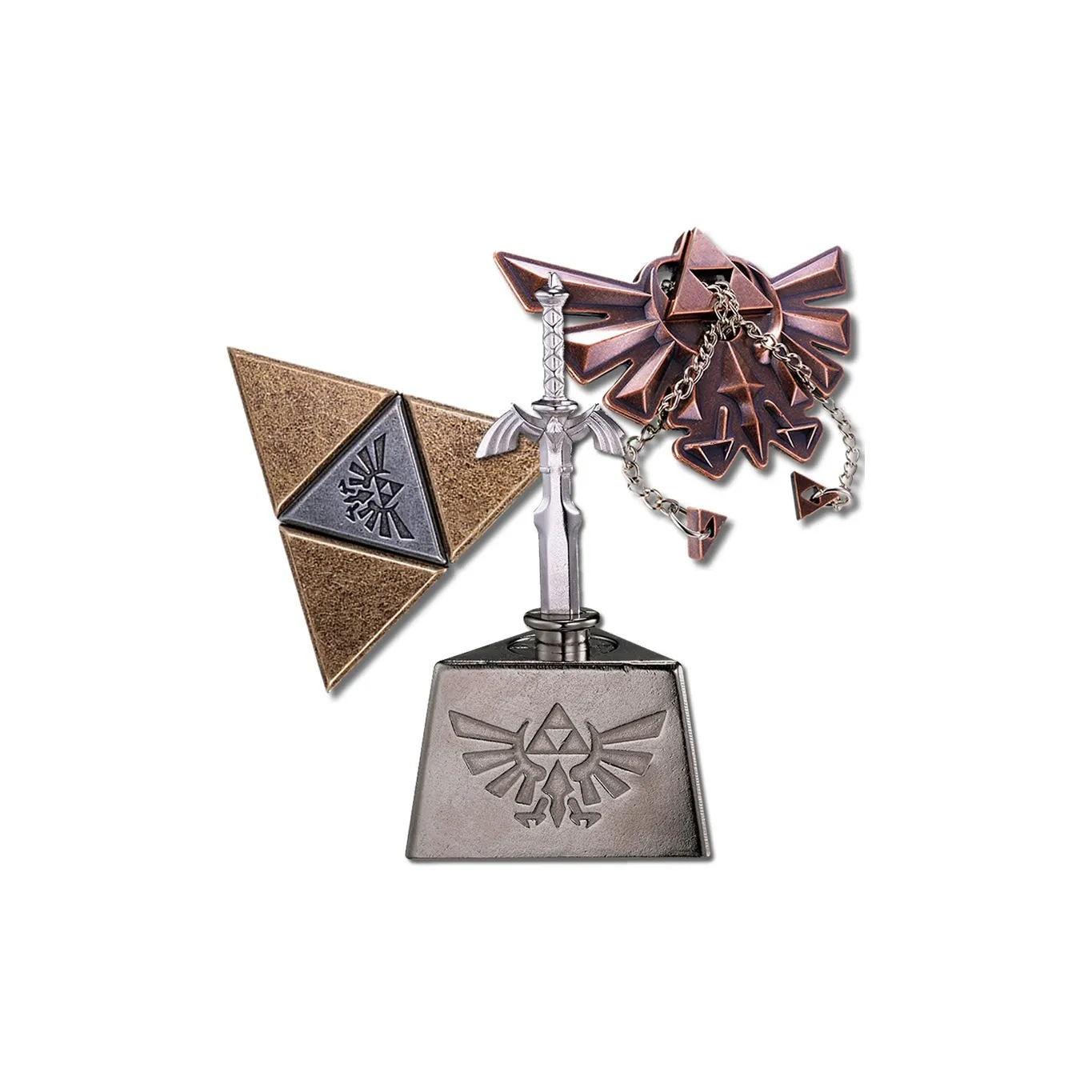 HANAYAMA Мастер Меч OF Zelda Треугольник Хирул Декрипция Игрушка