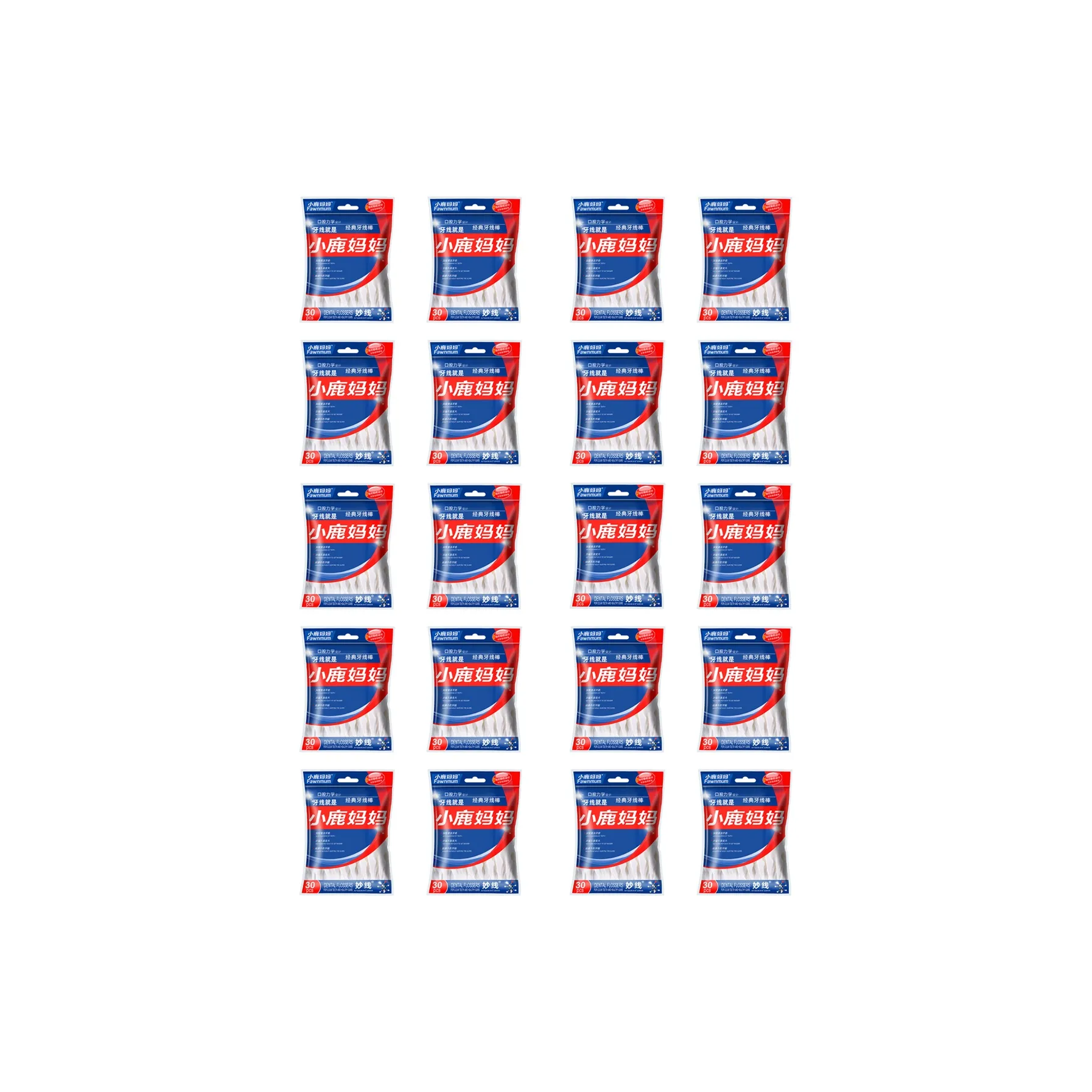 FAWNMUM Высокое Натяжение Защитная Зубная Щетка и Стрелки для Межзубных Простырей 600 шт