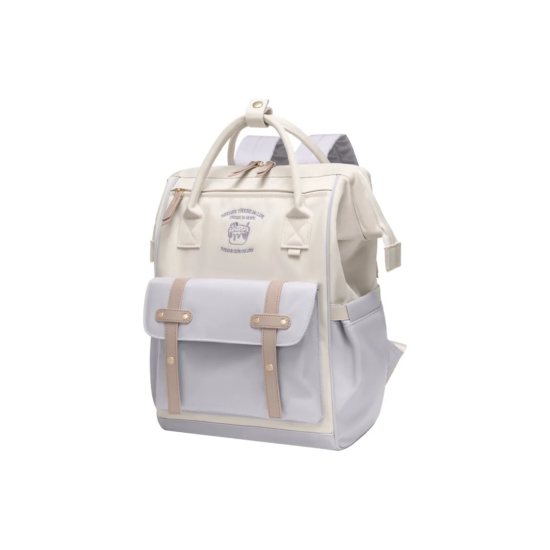 POLO Fabric Women's University Student Backpack Tubas Women's Multicolor
