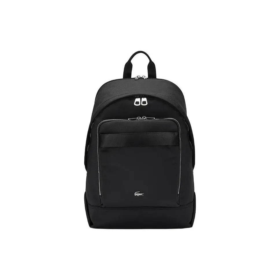 LACOSTE Fabric Backpack Tubas Men's Black