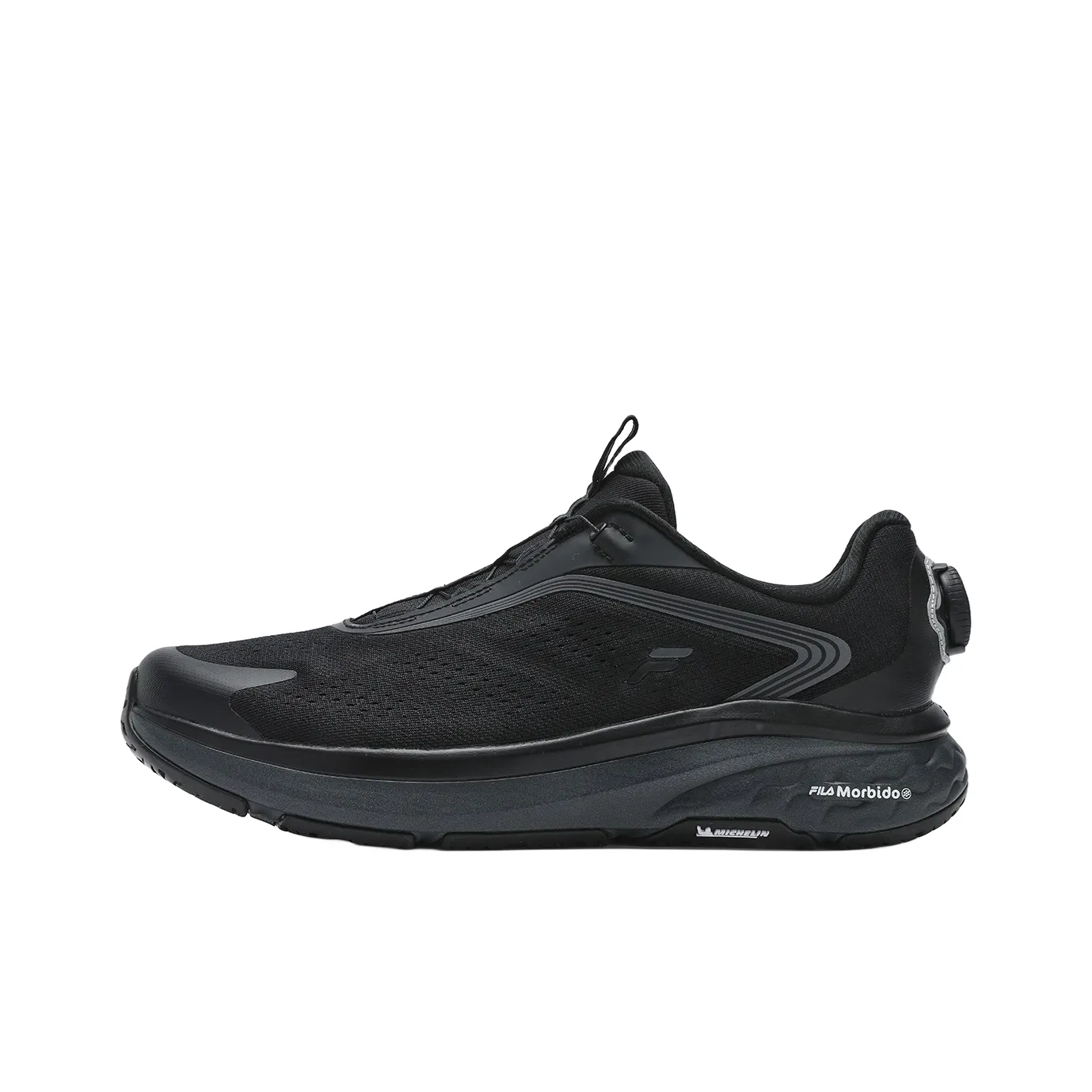 FILA BOA NUVOLE 2 Low Top Running Shoes Men's Black
