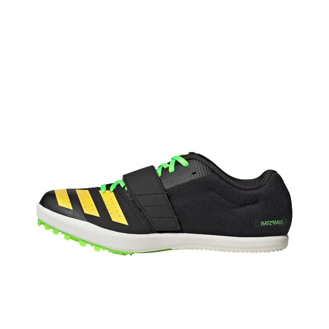 Adidas JUMPSTAR Амортизаторы Slip-resistant устойчивые к истиранию Низкий топ Повседневная беговая обувь Унисекс Черный Желтый