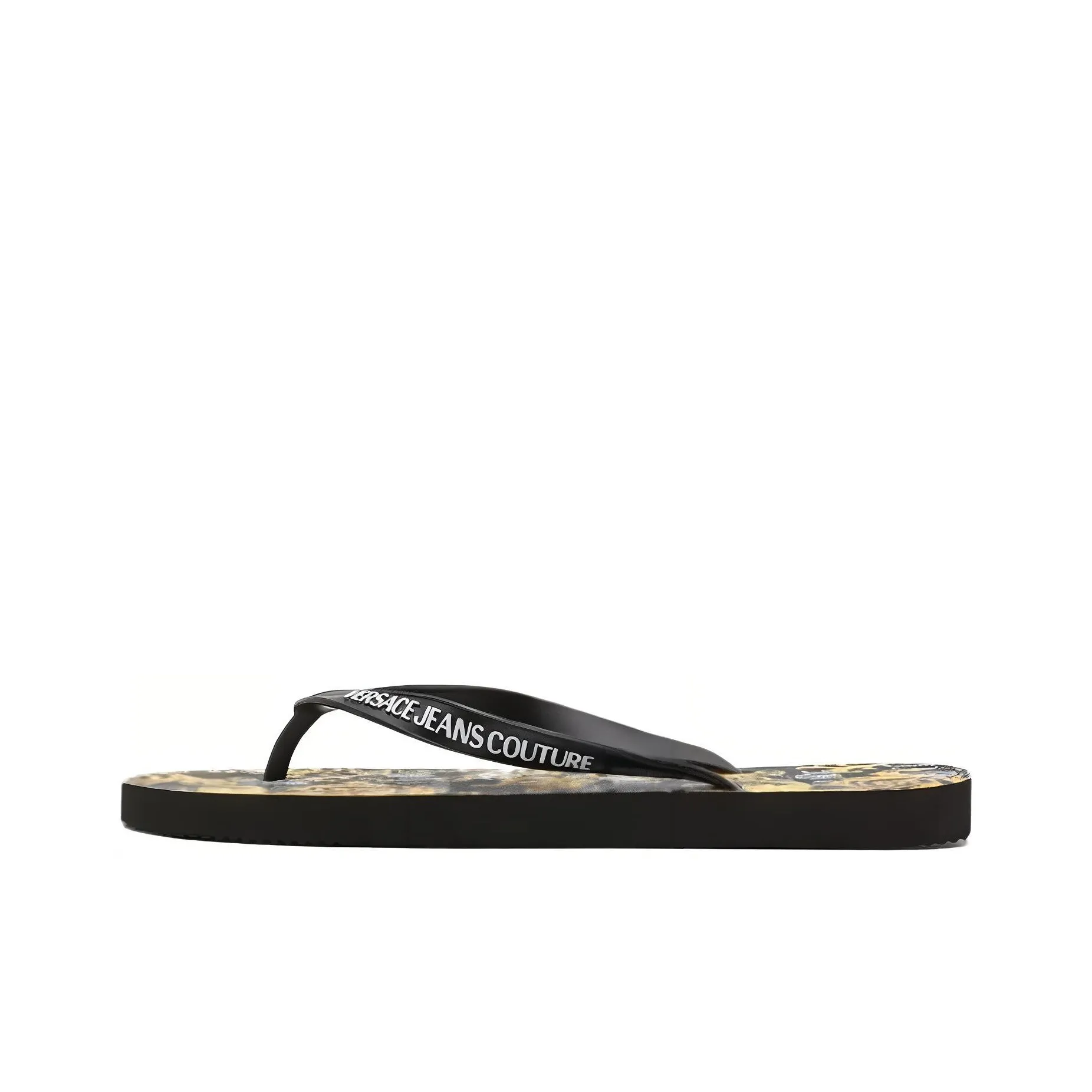 VERSACE JEANS Couture Embossed-logo Flip-flops