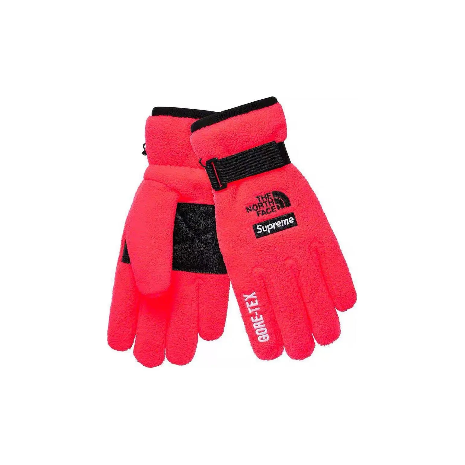 Supreme Polar Fleece Вязаные Перчатки Унисекс Красный