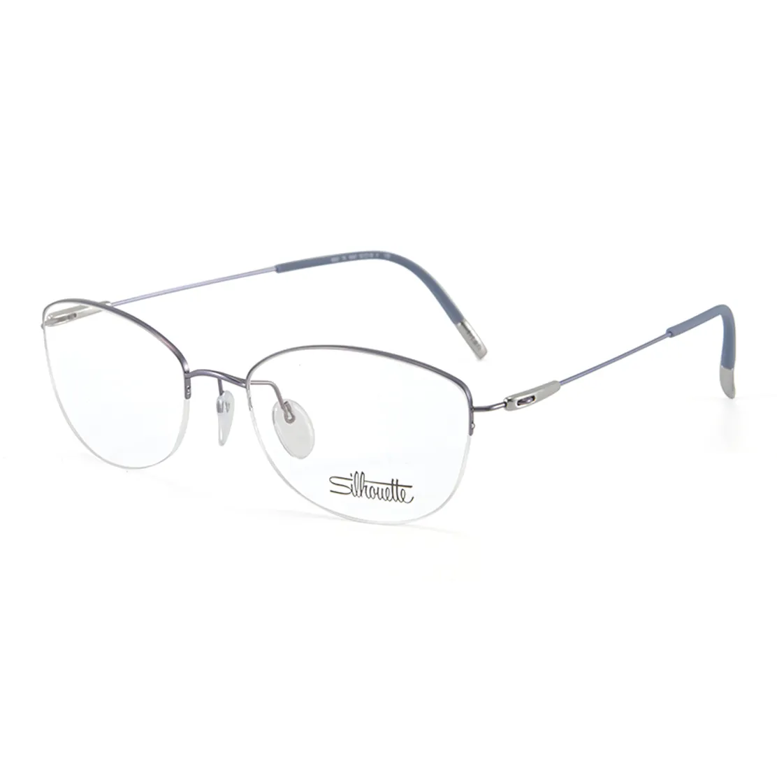 SILHOUETTE Titanium SPX Нерегулярная форма Оправы для очков Женские Фиолетовый