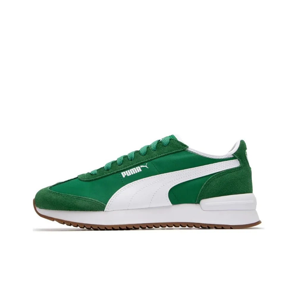 PUMA Easy Rider Vintage Breathable Lightweight Low Top Casual Shoes Unisex White Green