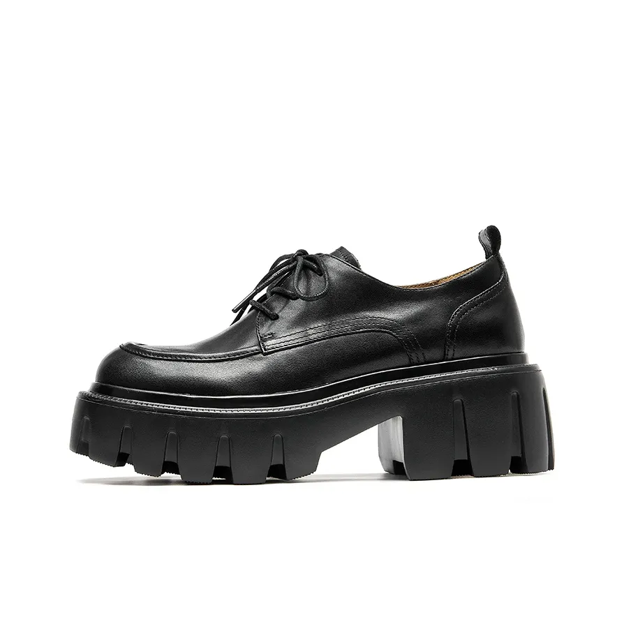 Beau Today Платформа Обувь Женская Черная