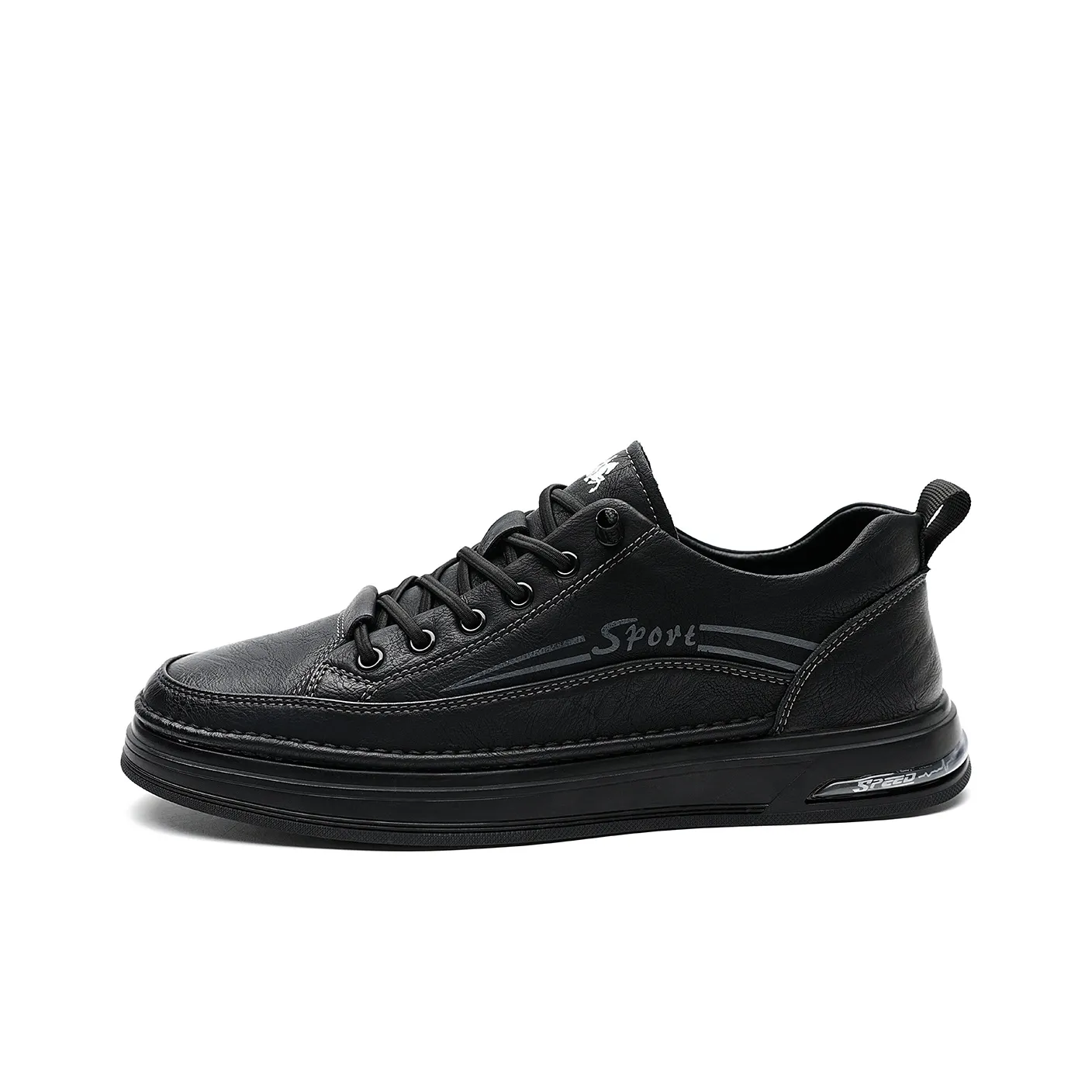 PLO CART Men's Casual Shoes Men's Mid top Black/Ecru/Gray