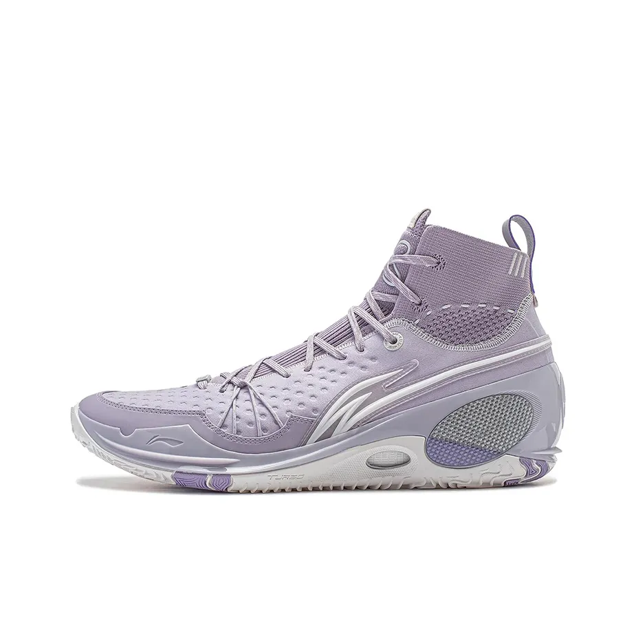 LiNing Wade 808 III Ultra V2 'Team Cushioning Wear Resistant High Top Basketball Shoes Men's Purple