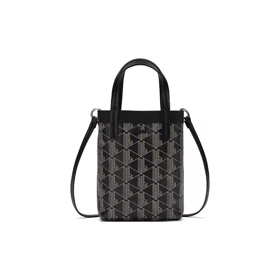 Сумка из ПВХ в сотрудничестве с LACOSTE сумка через плечо маленькая сумка через плечо женская черная бежевая желтая