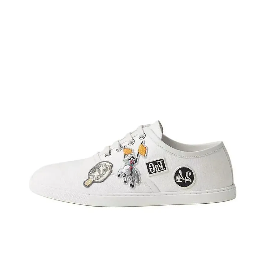 HERMES Innocent Low-Top Skateboard Shoes Women's White