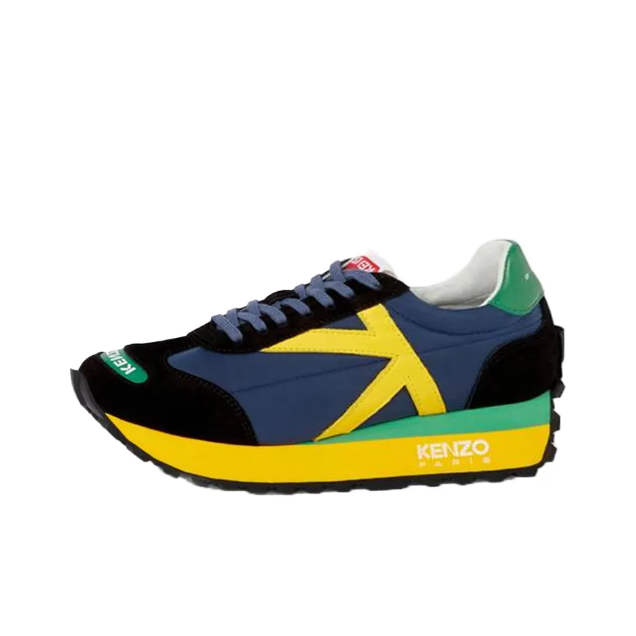 KENZO Устойчивый к истиранию Низкий Топ Casual Женский Полночный синий