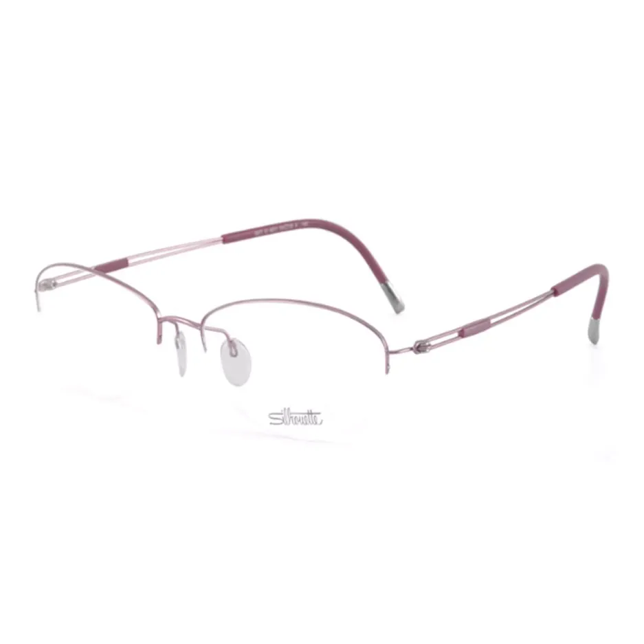 SILHOUETTE Титан Нерегулярная форма Солнцезащитные очки Женские Фиолетовый