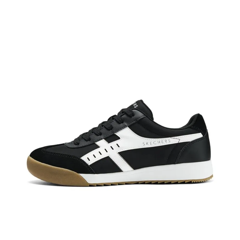 Skechers Street Breathable Low Top Casual Shoes Men's Black White
