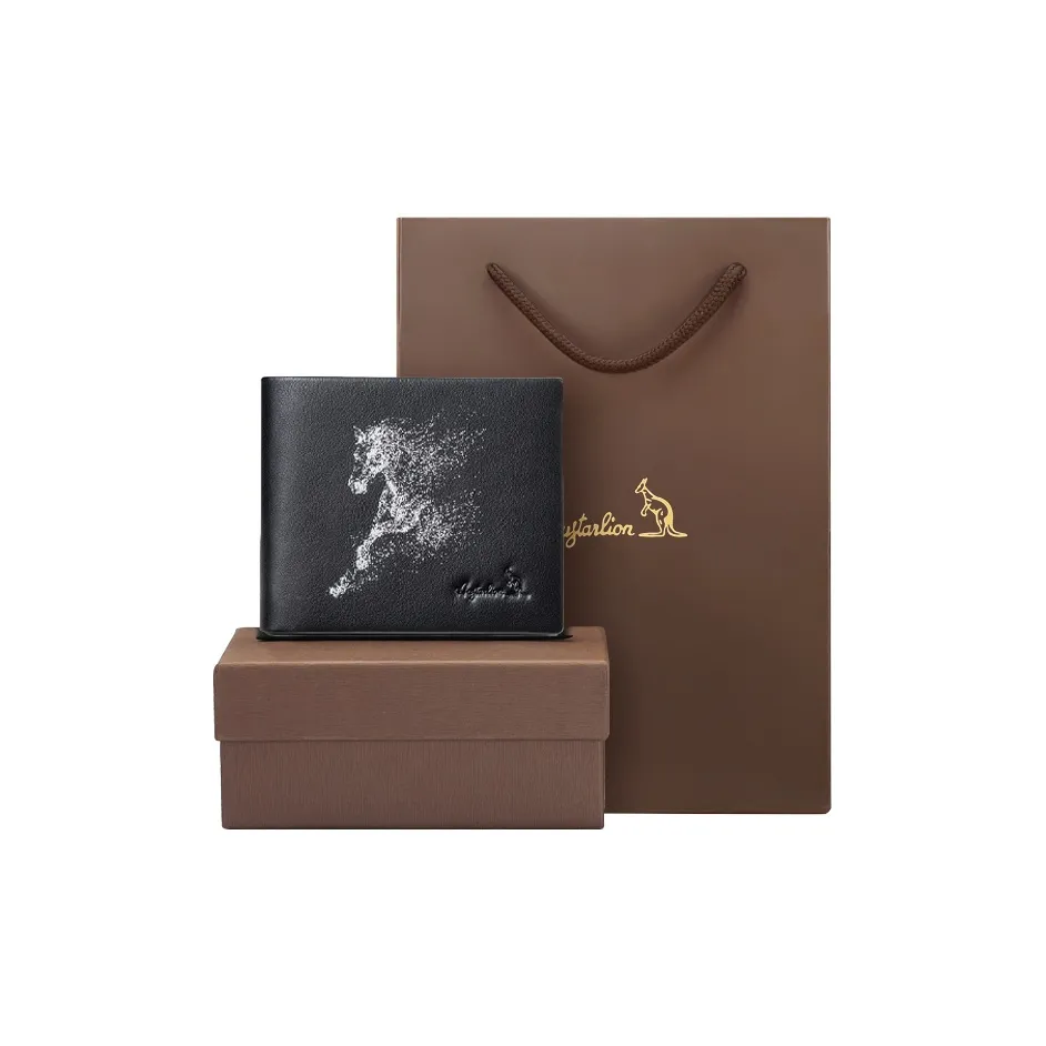 AUGTARLION Кошельки Черный [Coffee Box] Мужской