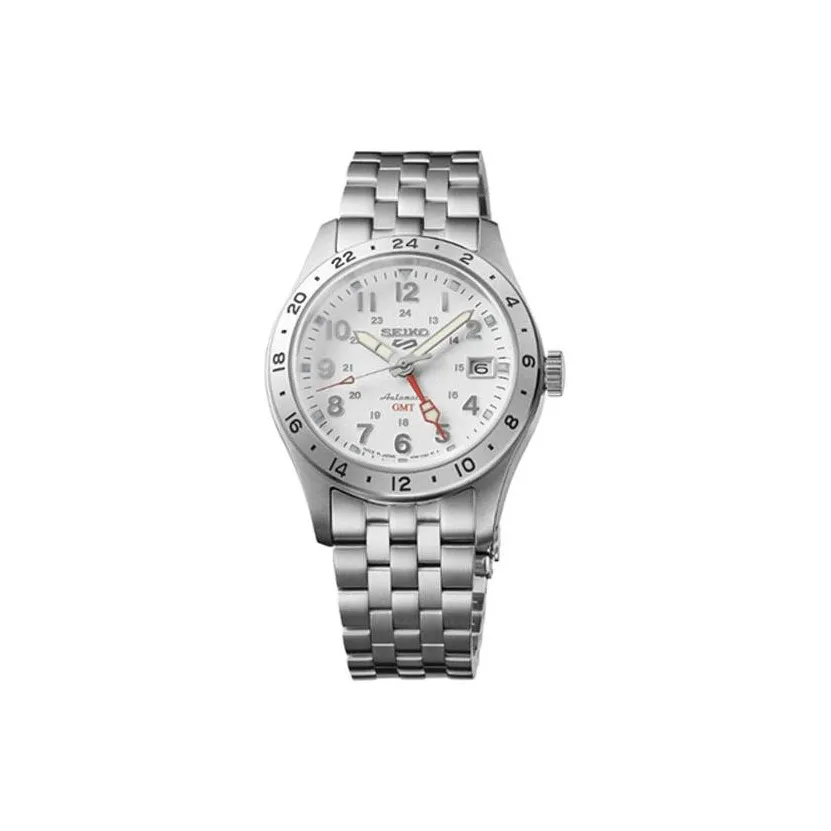 SEIKO Automatic Mechanical Movement Watch Men's Watches White Dial