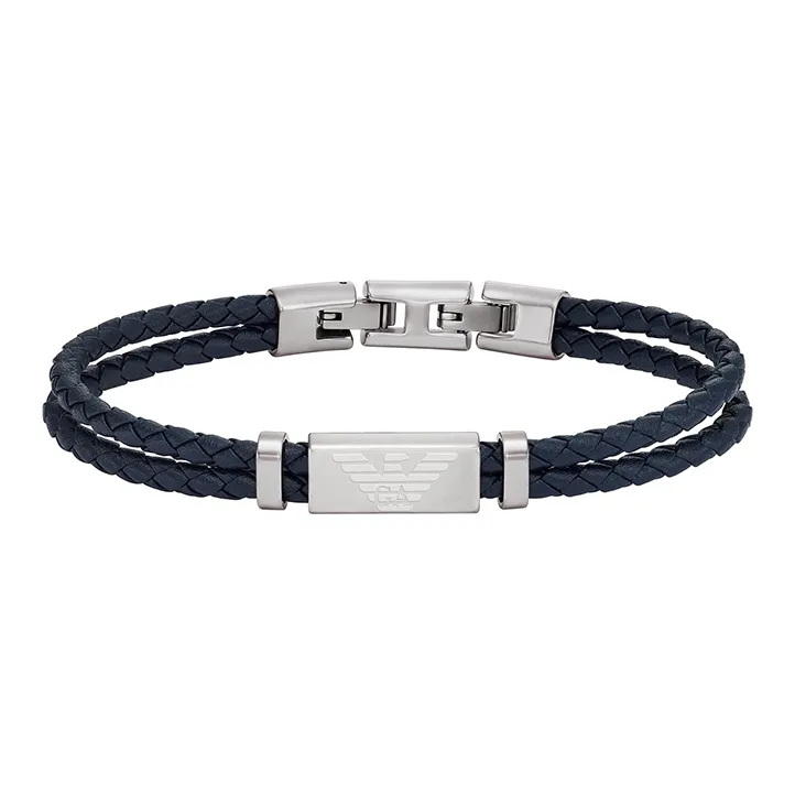EMPORIO ARMANI Stainless Steel Bracelets Men's Black