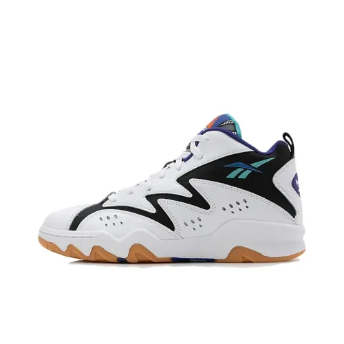 Reebok Винтажные баскетбольные кроссовки High Top Белый Черный Унисекс