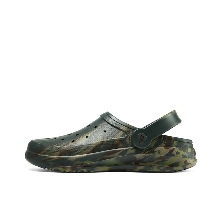 Skechers Foamies Clogs Men's Green Gold