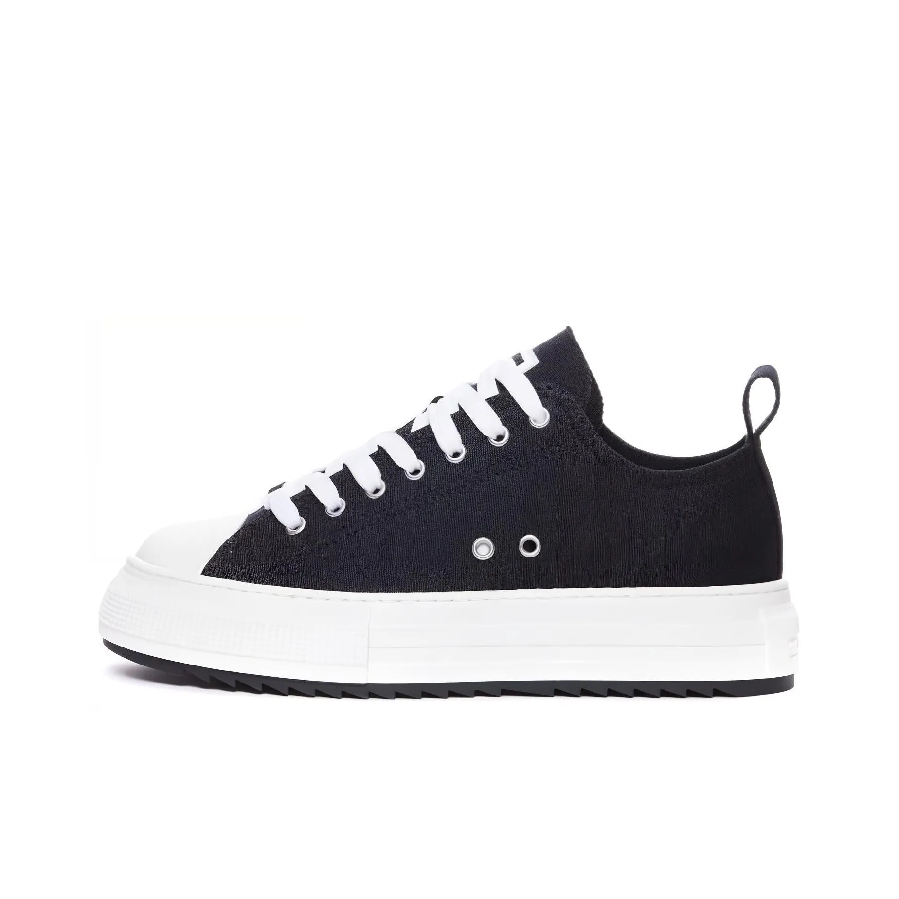 Dsquared2 Round Toe Platform Sneakers