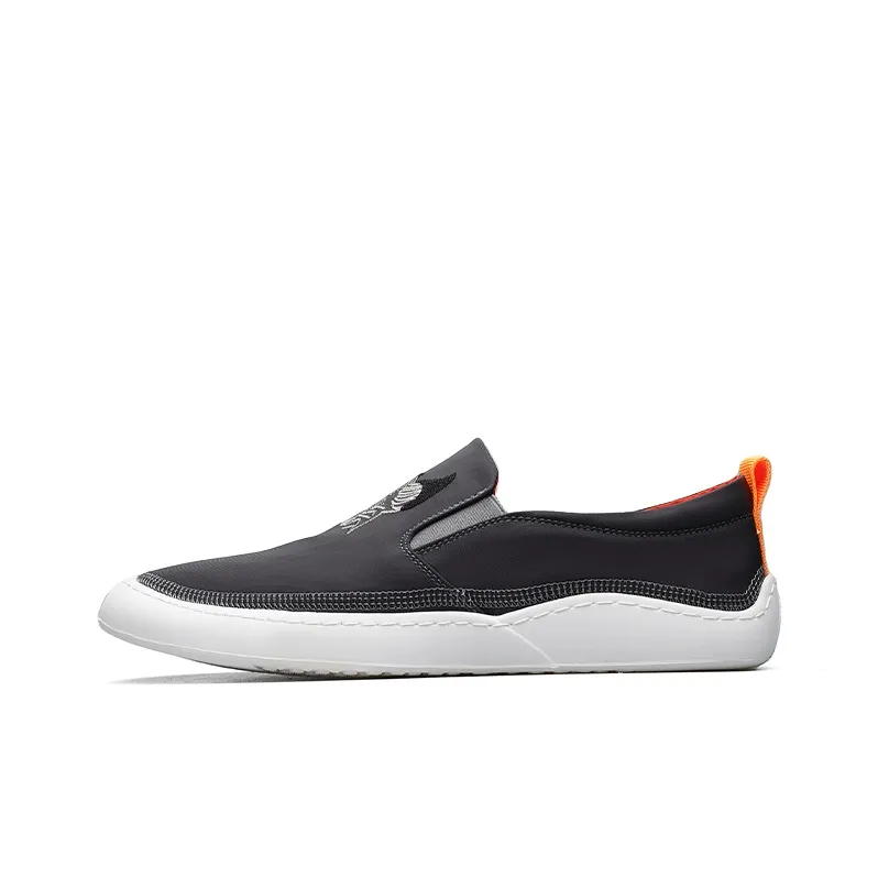 PARDASAUL Canvas Shoes Men's Low Top Gray/Yellow