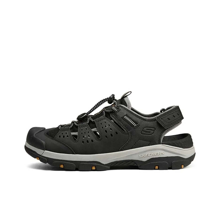 Skechers Non slip Breathable And Wear resistant River Trekking Shoes Men's Black
