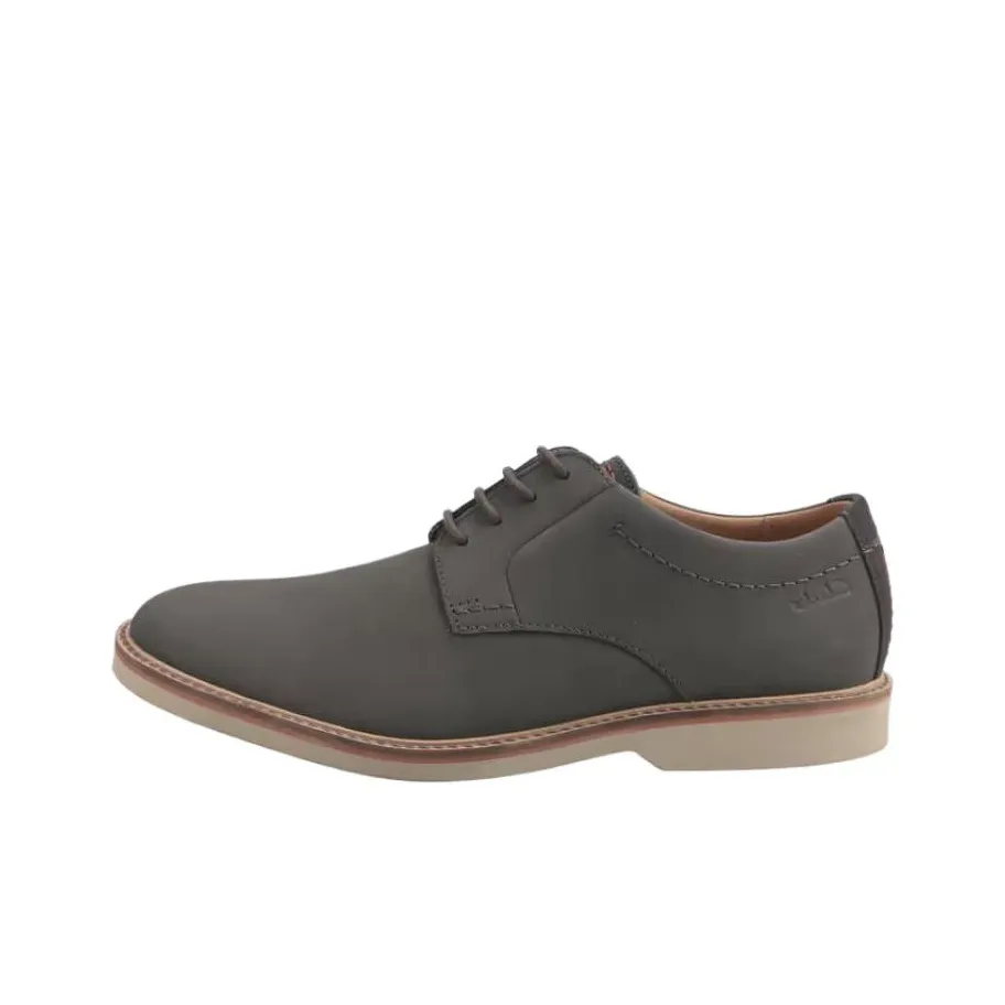 Clarks Dress Shoes Men's Low Top Gray