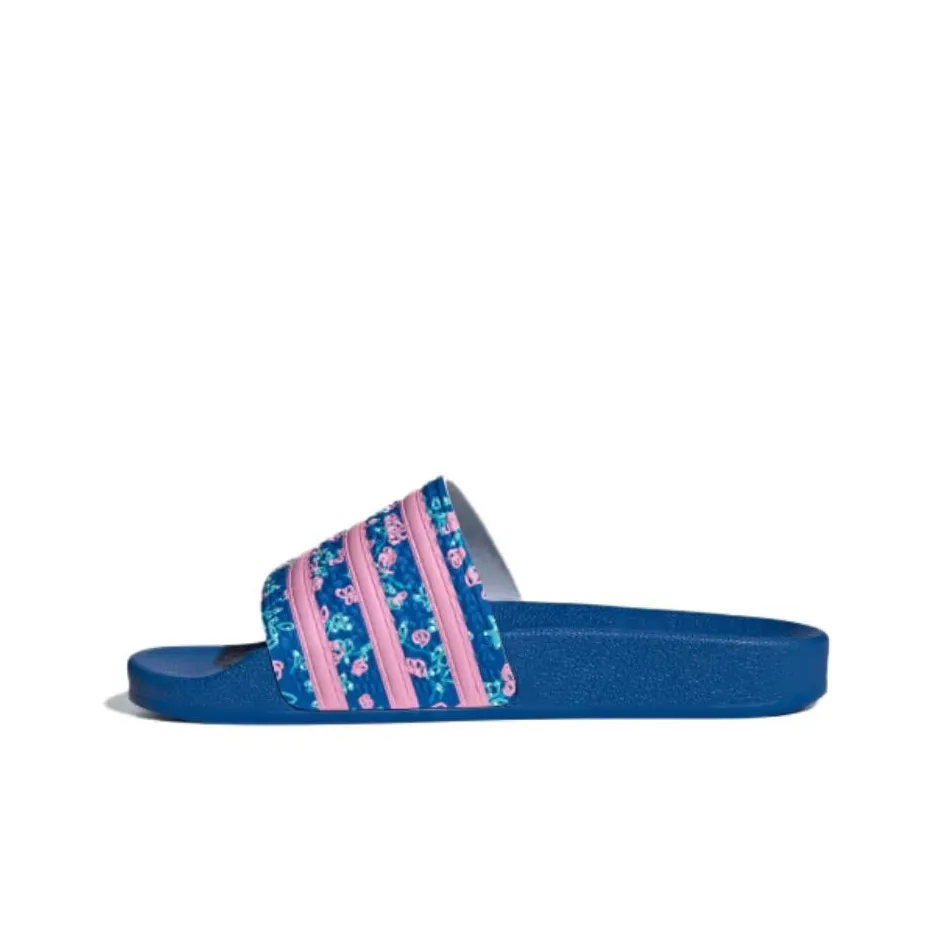 Adidas Adilette Kseniaschnaider Slides Blue True Pink Off White