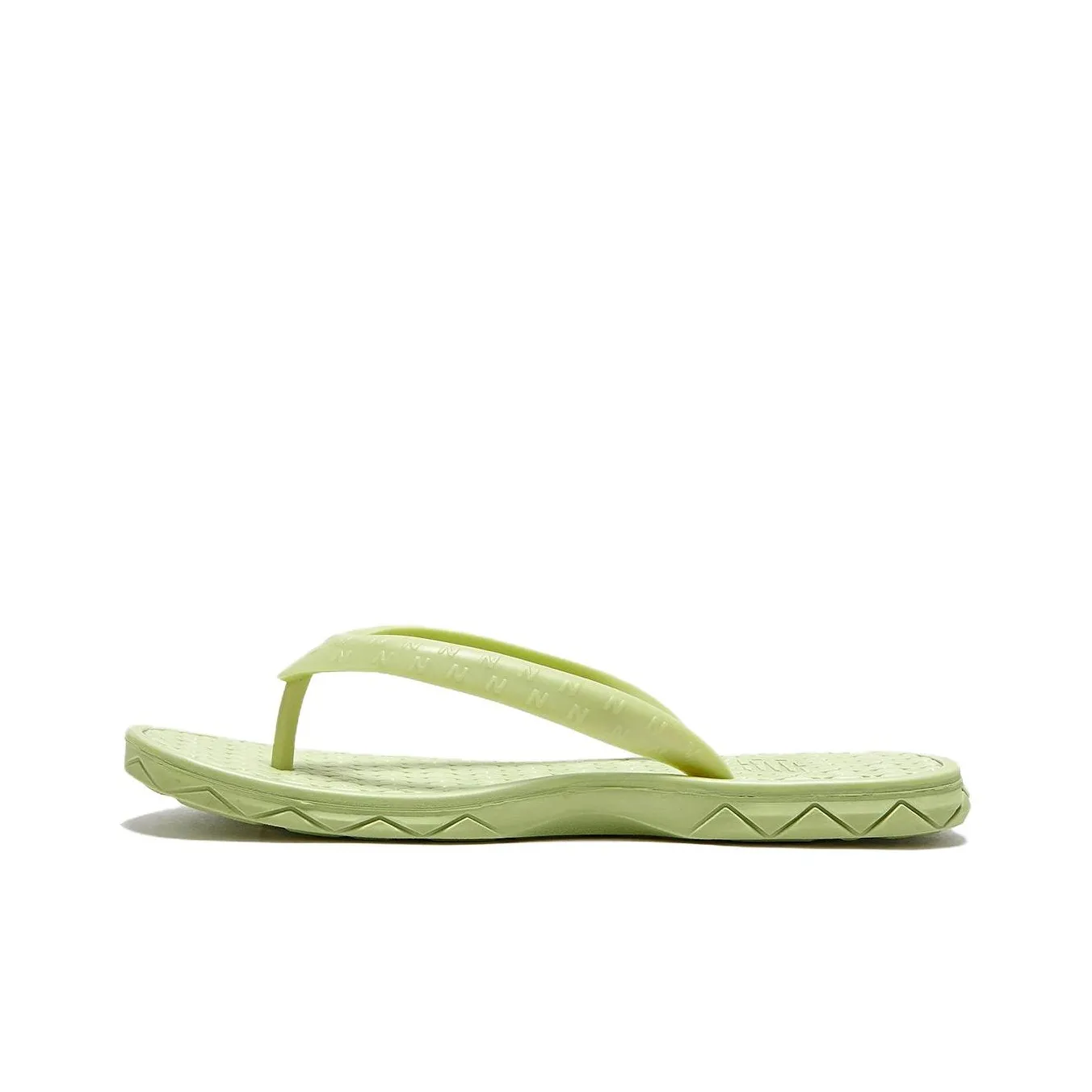 New Balance противоскользящие шлепанцы женские зеленые