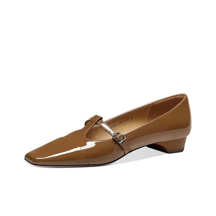 JESSICA SOPHIA Туфли Мэри Джейн с грубым каблуком 2 см женские