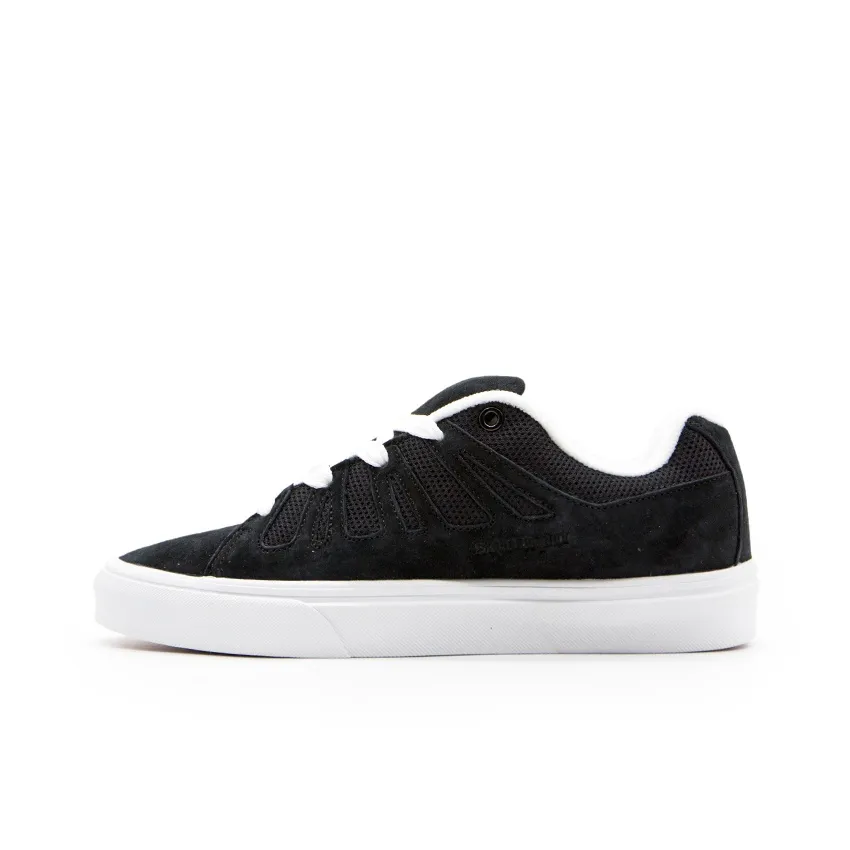 Shionpo Casual Puffy Shoes Plus Size Slip Resistant Cushioning Wear Resistant Low Top Skateboard Shoes Unisex Black