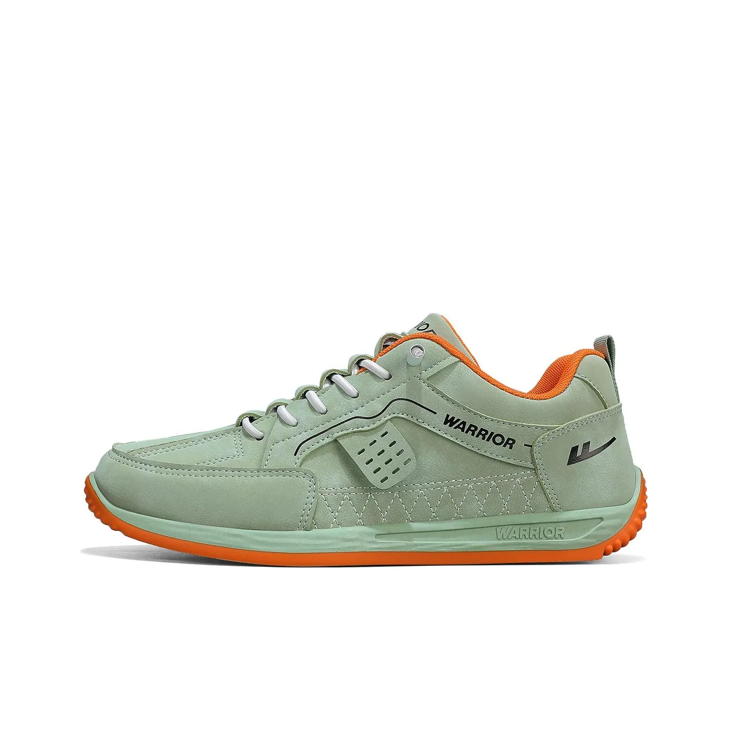 Warrior Soft Sole Driving Shoes Anti-Slip And Wear-Resistant Lightweight Low-Top Skateboard Shoes Men's Light Green