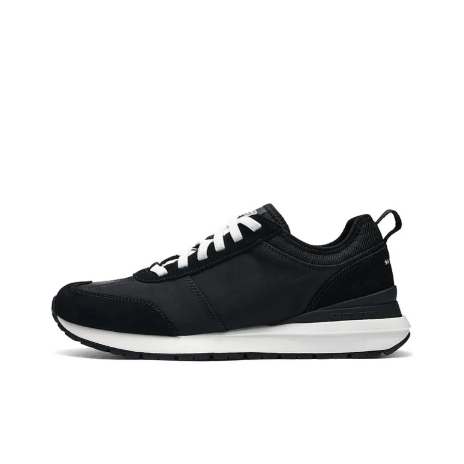 Skechers Quick Dry Low Top Running Shoes Men's Black