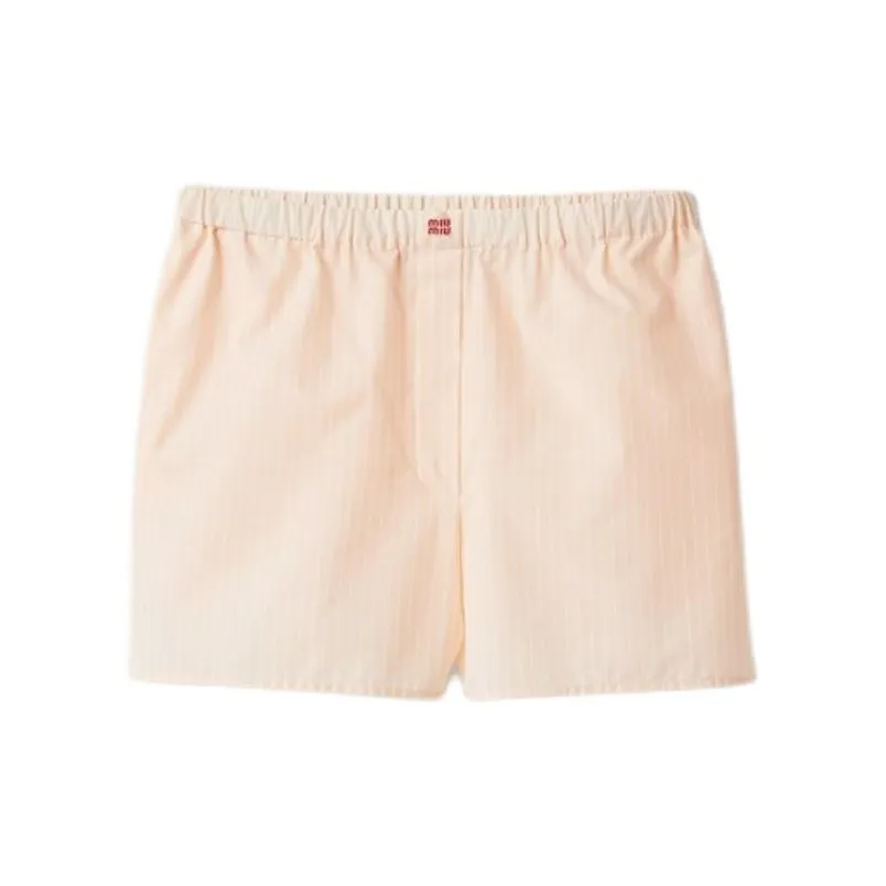 MIU MIU Pajama Pants Women's Peach Pink