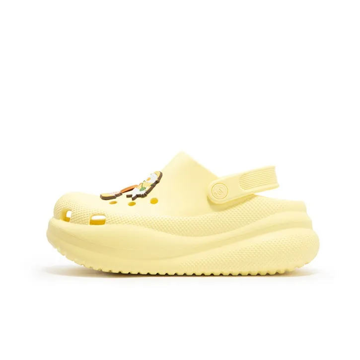 361° Little Liu Утка Сабо Женские Ледяной Песчаный Желтый